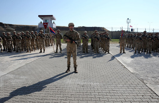 130 komando Zeytin Dalı Harekat Bölgesi'ne uğurlandı