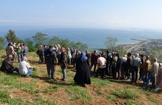 Trabzon'da deniz manzaralı mezarlık için kavga çıktı