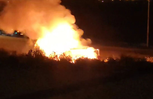 Ankara'da alkollü şahıs babasına sinirlenip aracını ateşe verdi!