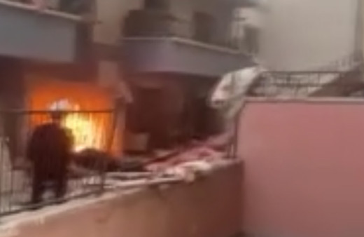 Ankara'da patlama oldu 1 kişi öldü! 6 katlı binanın giriş katında doğalgaz patladı...