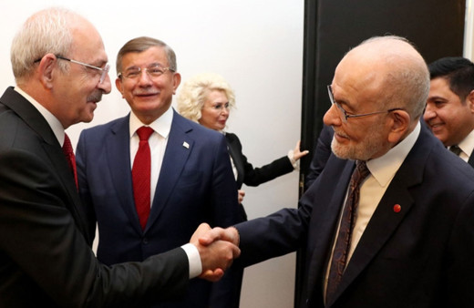 6'lı Masa'nın üç lideri TBMM'de buluştu!