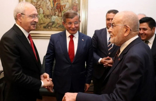 Kılıçdaroğlu, Karamollaoğlu ve Davutoğlu ile bir araya geldi