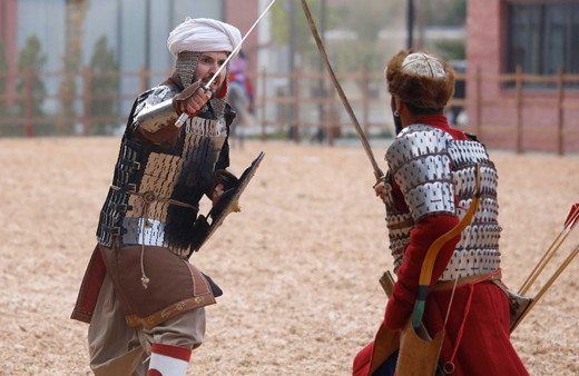 Kılıçlar çekildi, oklar atıldı! Tarih yeniden canlandı
