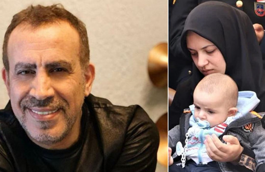 Haluk Levent, şehit Mikail Bozlağan'ın çocuğunun ömür boyu eğitim masrafını üstlendi