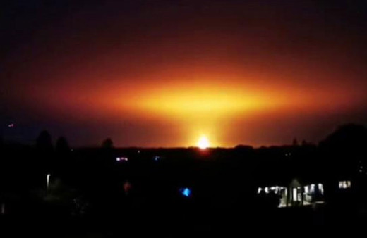 İngiltere'de patlama meydana geldi