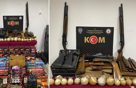 İzmir'de yasa dışı silah imalathanesine polis baskını!