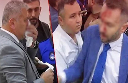 Meclis karıştı! MHP’li üye CHP’li üyeye kafa attı