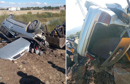 Muş’ta otomobil takla attı: 2 kişi hayatını kaybetti!