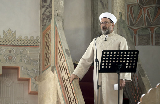 Diyanet İşleri Başkanı, Saraybosna'da hutbe verdi