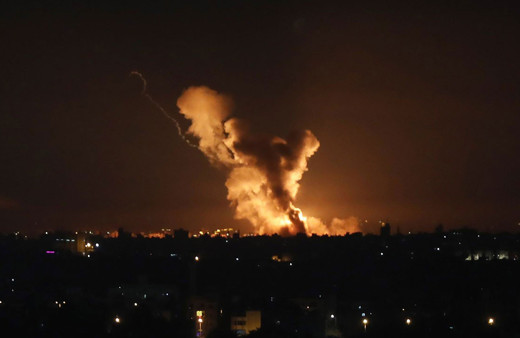 Gazze Şeridi'nden İsrail'e 150 roket atıldı