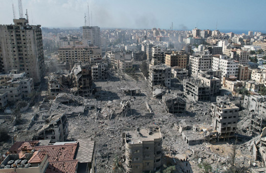 Çatışmanın 6. günü! İsrail Gazze Şeridi'nde onlarca konutu yerle bir etti