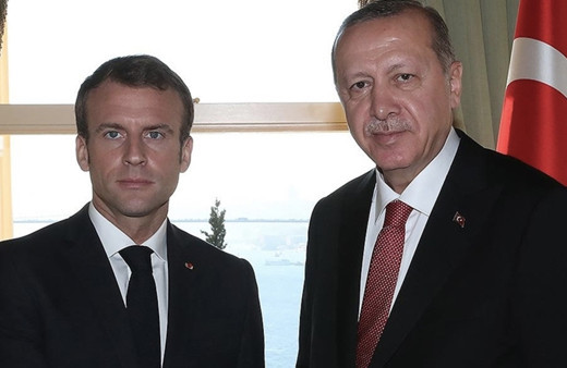 Cumhurbaşkanı Erdoğan, Fransa Cumhurbaşkanı Macron ile telefonda görüştü