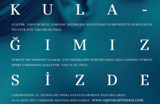 Siemens Türkiye Opera Yarışması başlıyor