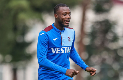 Trabzonspor'da Nicolas Pepe, saha çalışmalarına başladı