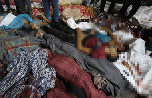 Gazze'deki hastaneyi vuran İsrail, katliam yaptı! Fotoğraflar korkunç