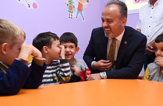 Bursa'da Demirtaşlı minikler de artık ‘Ana Kucağında’