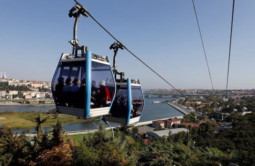 İstanbul'da Eyüp-Piyer Loti teleferik hattında seferler yeniden başladı