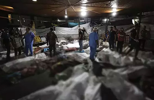 İsrail Gazze'de hastaneyi vurdu en az 660 kişi öldü! İsrail ordusu Netanyahu'yu böyle yalanladı