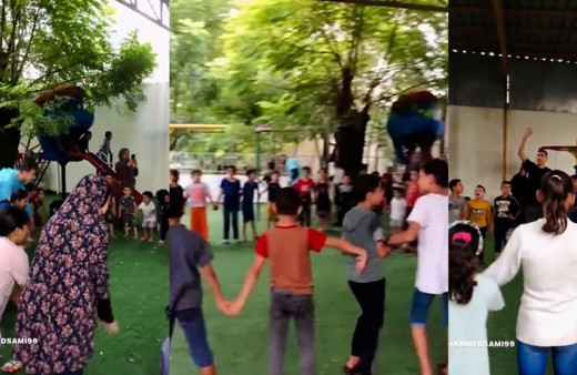 Kahreden görüntü! İsrail'in hastanede katlettiği çocuklar 20 saat önce böyle eğlenmiş