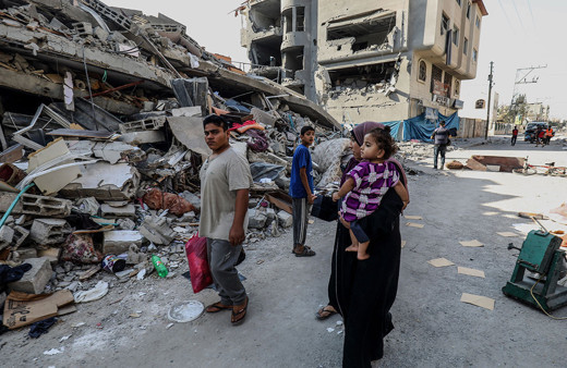 Gazze'de İsrail yıkımının fotoğrafları! 12 gün önce nasıldı şimdi nasıl?