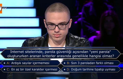 Kim Milyoner Olmak İster'de YKS 13'üncüsü Bünyamin Kalaycı ilk baraj sorununda elendi