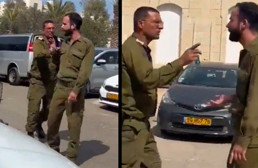 Netanyahu'ya kendi askeri herkesin içinde bağırıp hakaretler yağdırdı! 'Bütün arkadaşlarımı öldürdünüz'