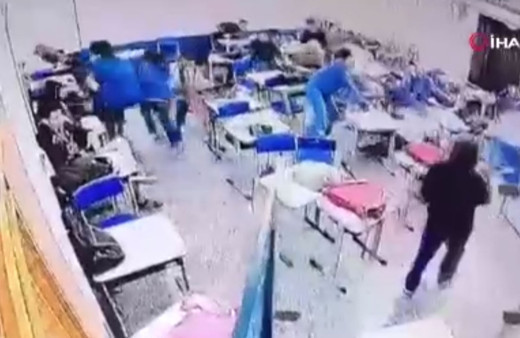 'Hiçbirini sevmiyorum' diye silahla okul bastı! 1 kişi öldü 3 kişi de yaralandı! Dehşet anları kamerada