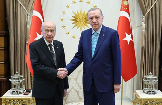 Bahçeli Gazze çıkışının ardından Cumhurbaşkanı Erdoğan ile görüştü
