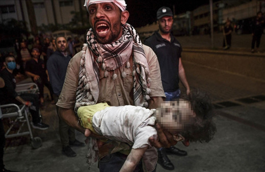 Gazze'de bir gecede 110 Filistinli hayatını kaybetti
