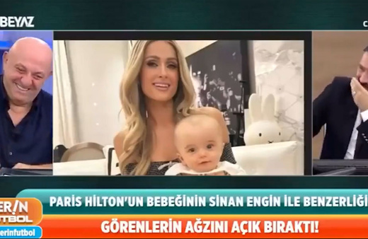 Derin Futbol'da rezalet bitmiyor! Paris Hilton'un bebeği Sinan Engin'den mi?
