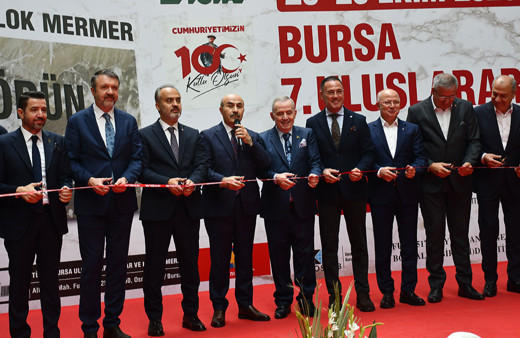 Bursa 7. Uluslararası Blok Mermer Fuarı başladı