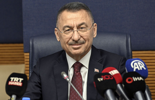 Fuat Oktay, Danimarka Dışişleri Bakanı Rasmussen ile görüştü
