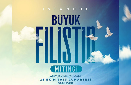 İstanbullular, "Büyük Filistin Mitingi" için yollara düştü