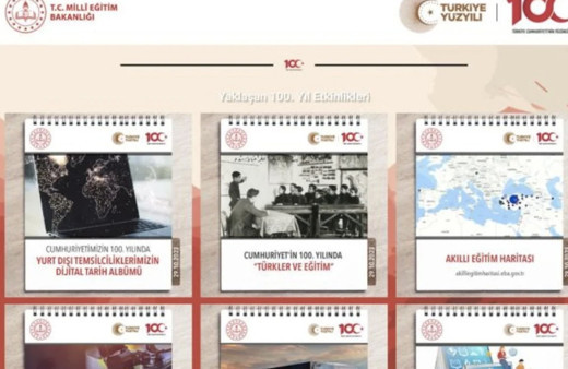 MEB'den Cumhuriyet'in 100. yılına özel site
