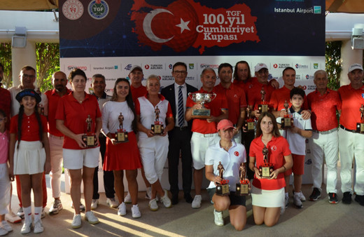 Türkiye Golf Federasyonu 100. Yıl Cumhuriyet Kupası sona erdi