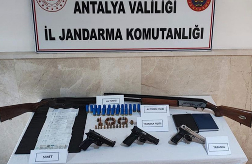 Antalya'da tefeci operasyonu: 1 gözaltı