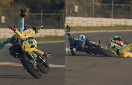 Kenan Sofuoğlu'nun oğlu Zayn, motosikletten fena düştü! İlk kez vitesli kullanınca...