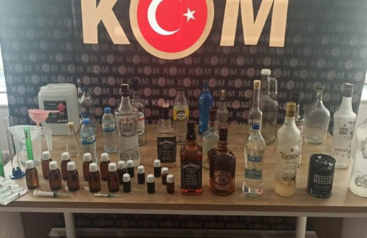 İstanbul'da 15 milyon liralık sahte içki operasyonu