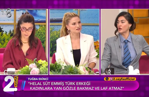 Kadın kuyruk sallamazsa Türk erkeği bir şey yapmaz! Türk erkeği kadınlardan daha namuslu! Tuğba Ekinci'den tuhaf çıkış...