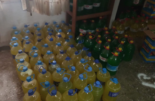 Mersin'de bir evde 2,5 ton sahte temizlik malzemesi ele geçirildi!