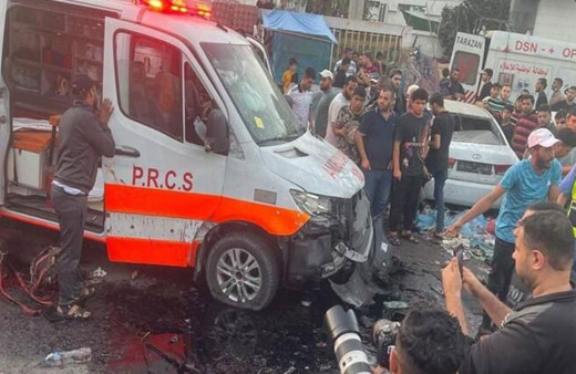 İsrail ambulans konvoyunu vurdu: Çok sayıda can kaybı var