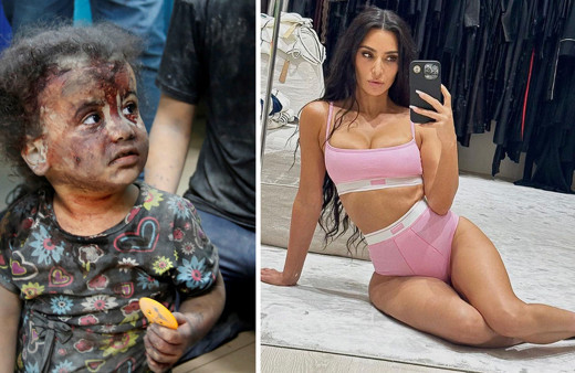 Kim Kardashian'a tepki yağıyor! Gazzeli çocuklarla böyle dalga geçti