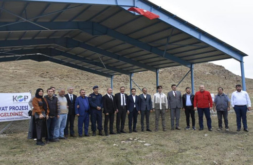 KOP’tan küçükbaş hayvanlar için güneş enerjili suluk projesi