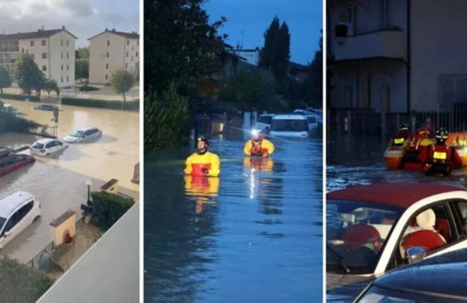 İtalya'da şiddetli yağış ve sel oldu, 5 ölü
