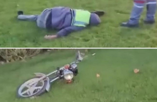 Motosiklet iki parçaya bölündü, sürücüsü hayatını kaybetti!