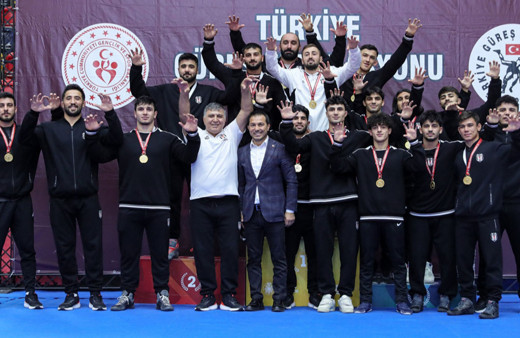 Grekoromen Güreş 1. Lig'de şampiyon Beşiktaş!