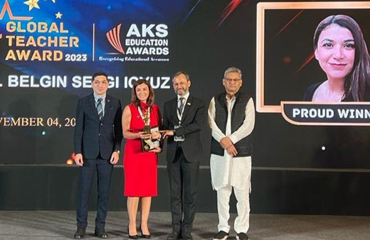 Muğlalı öğretmen, küresel öğretmen birincilik ödülü aldı!