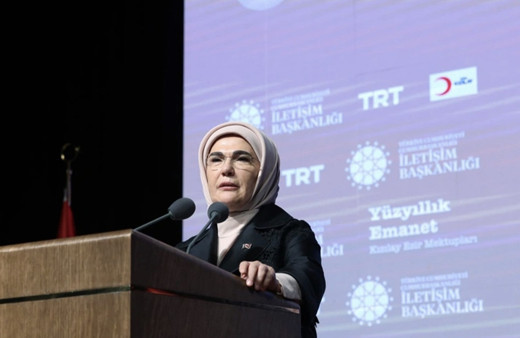 Emine Erdoğan: İsrail ordusu bir milleti tarihten silmeye çalışıyor