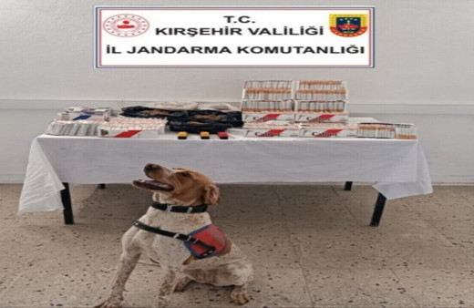 Kırşehir'de 180 kilo kaçak tütün ele geçirildi