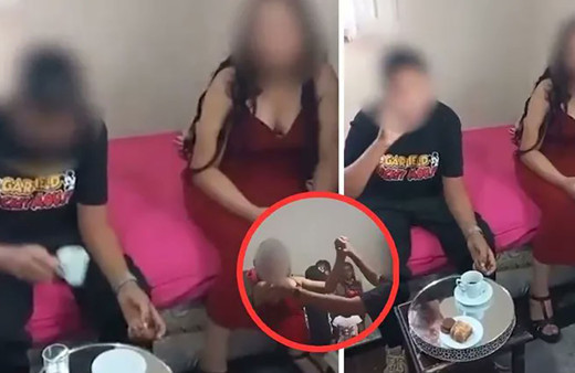 Sosyal medya ayağa kalktı! İki küçük çocuğu nişanladılar! Çizgi film karakterli tişört olay...